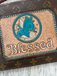 Blessed Hand tooled Clutch