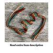 Santa Fe Wide Flat Purse strap, Western Style Bag Strap, Fringed Bag Strap, Rustic Color Bag Strap, Colorful Braided Leather Strap
