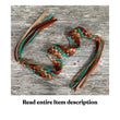 Santa Fe Wide Flat Purse strap, Ready to Ship, Western Bag Strap, Fringed Bag Strap, Rustic Color Bag Strap, Colorful Braided Leather Strap
