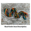Rainbow Handmade 8 Strand Flat Braided Leather Purse strap, Comfortable Leather Bag Strap, Bright Colorful Handbag strap, Custom braided