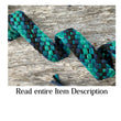 Deep Ocean Handmade Wide Flat Braided Leather Purse strap, Western Leather purse strap, Crossbody strap, Handcrafted, Boho Bag strap
