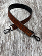 Custom Tooled Leather Bag Strap, Bohemian Tooled Strap, Boho Swivel Clasp Strap, Custom tooled leather strap, Boho Purse Strap For Women Bag