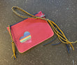 Pretty in Pink Leather Clutch